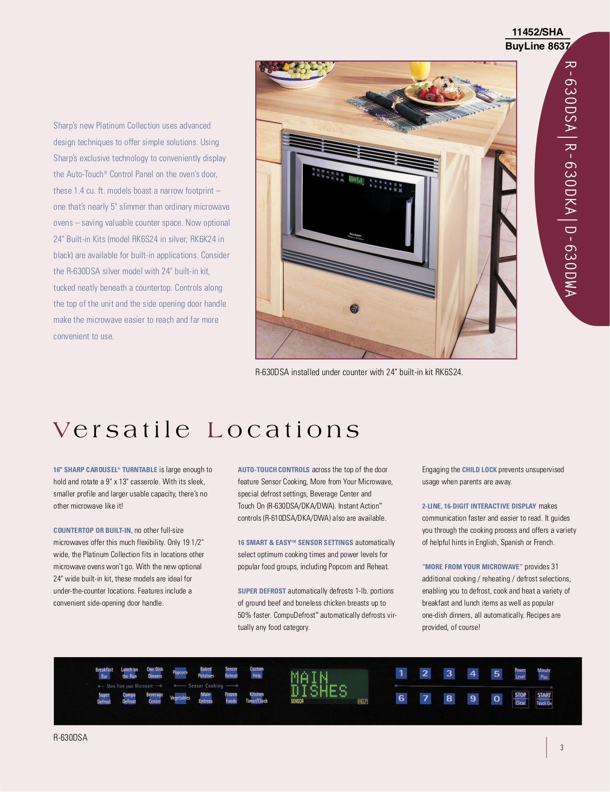 PDF manual for Sharp Microwave R1201