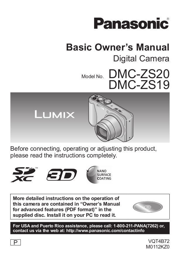 Panasonic Lumix Dmc Lz5 User Manual Panasonic Lumix Dmc Lz5 User Manual