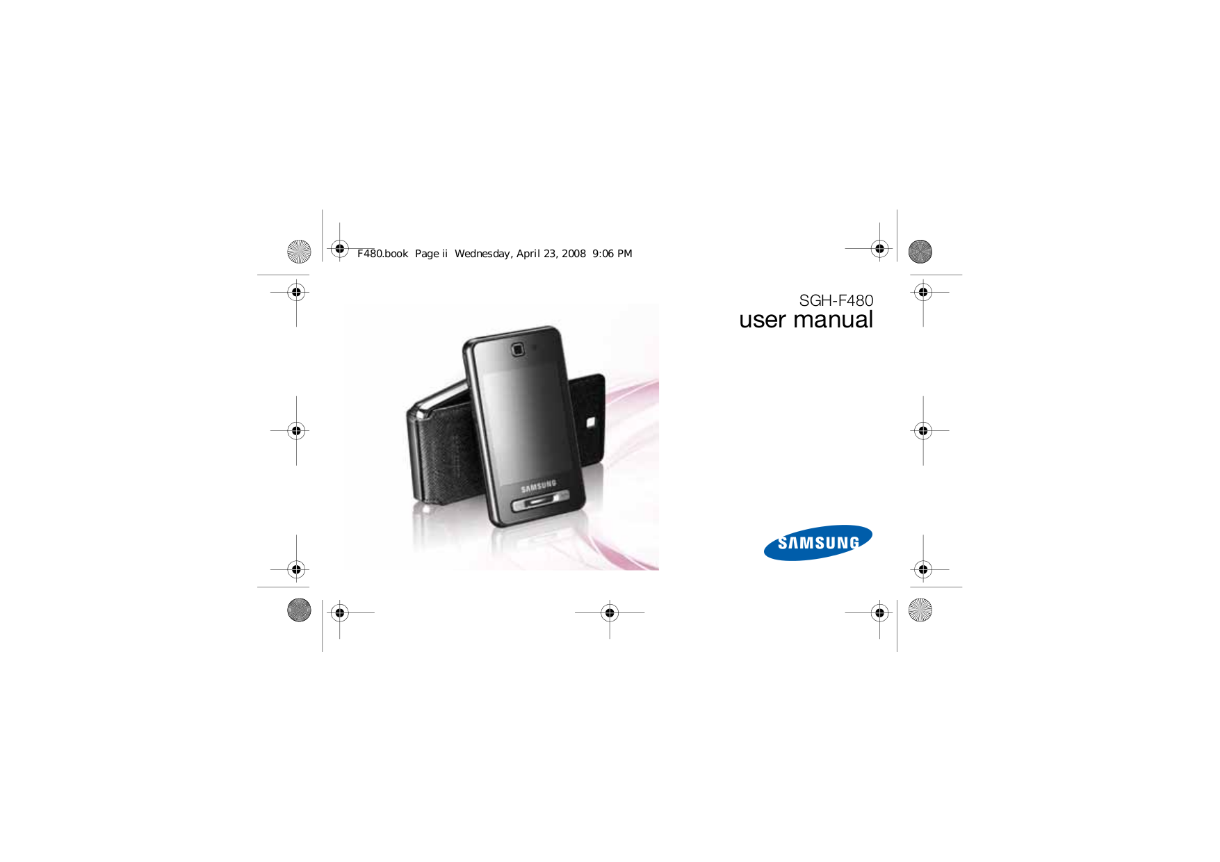 pdf for Samsung Cell Phone SGH-E480 manual