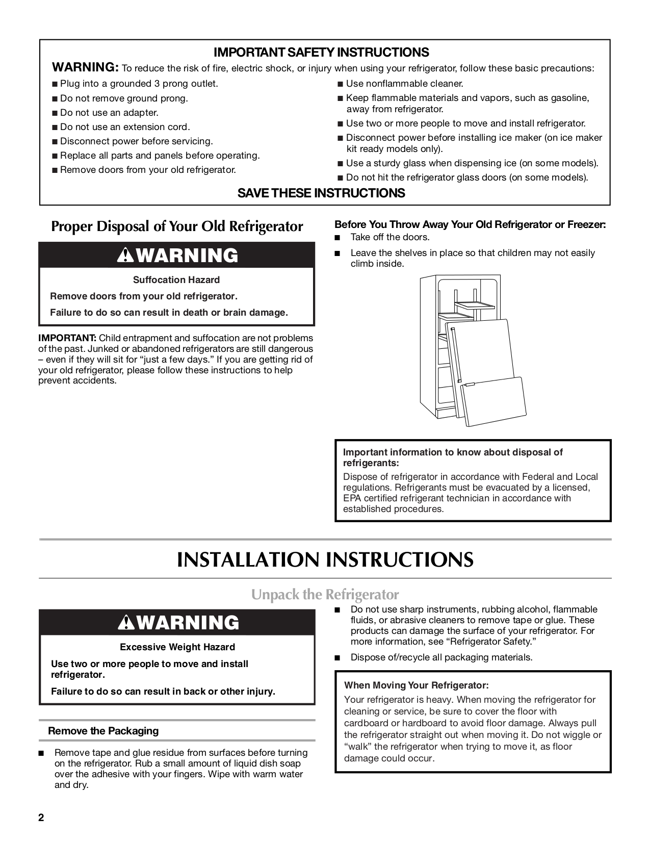 PDF manual for Maytag Refrigerator MBF1958XES