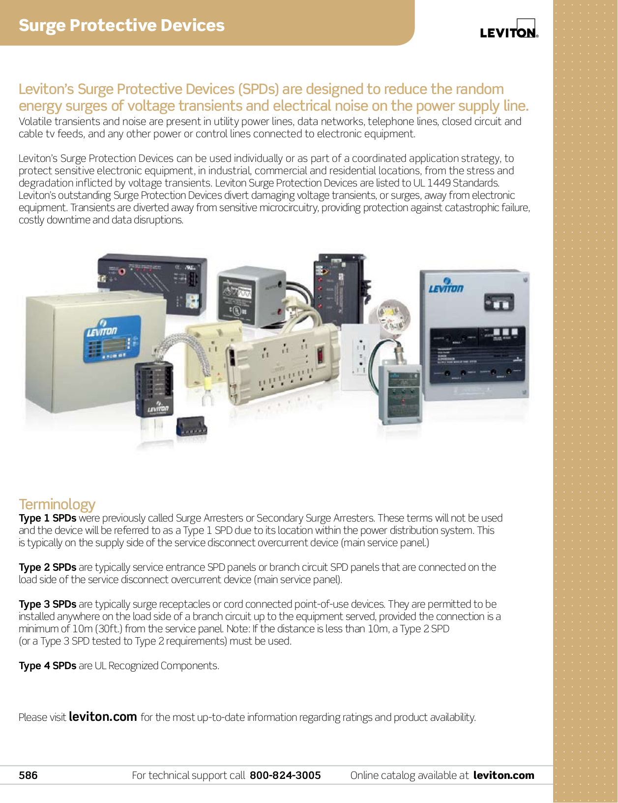 ... Leviton Other 52000 Series 52412-DS3 Surge Suppressors pdf page preview ...