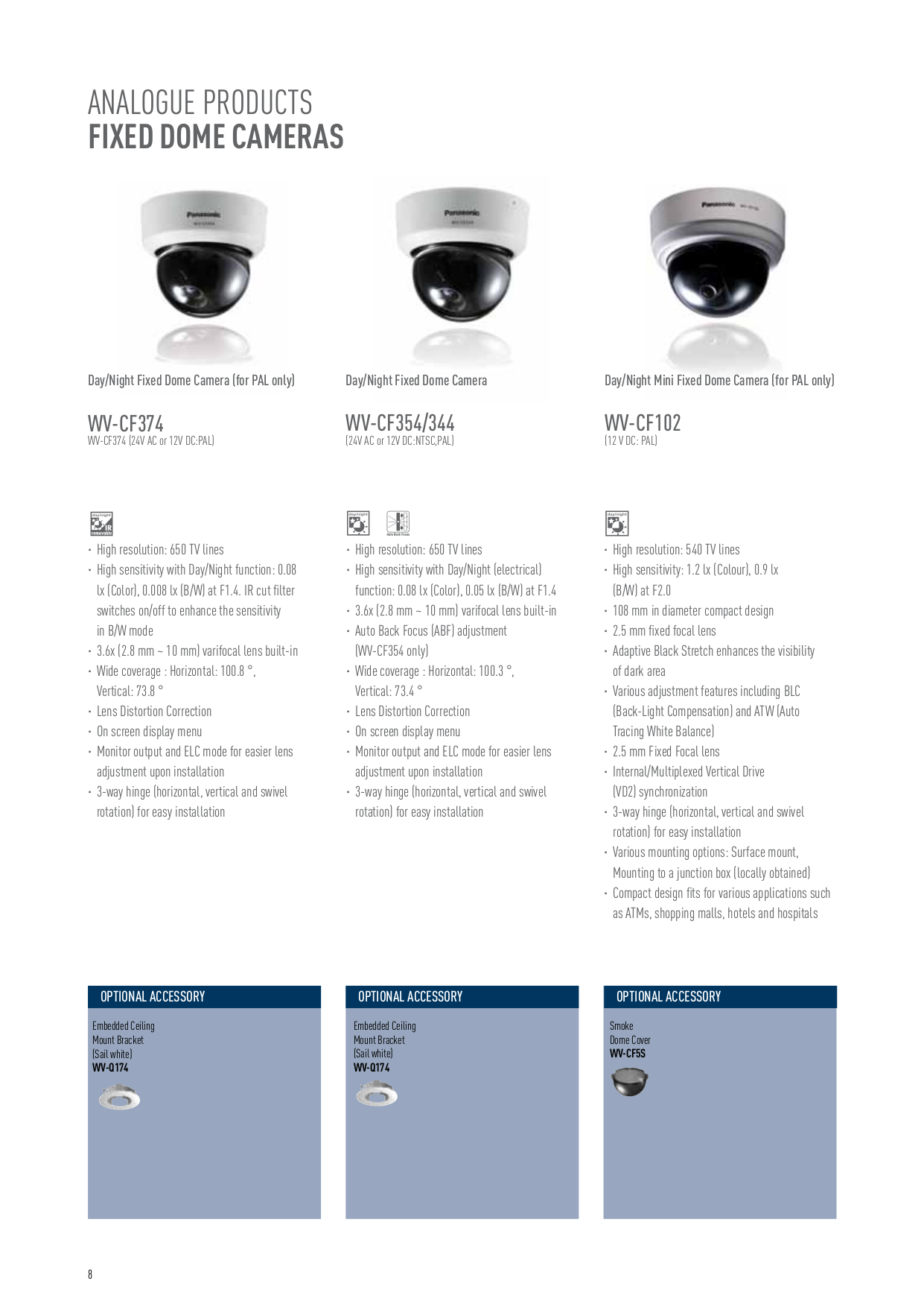 PDF Manual For Panasonic Security Camera WV CW384