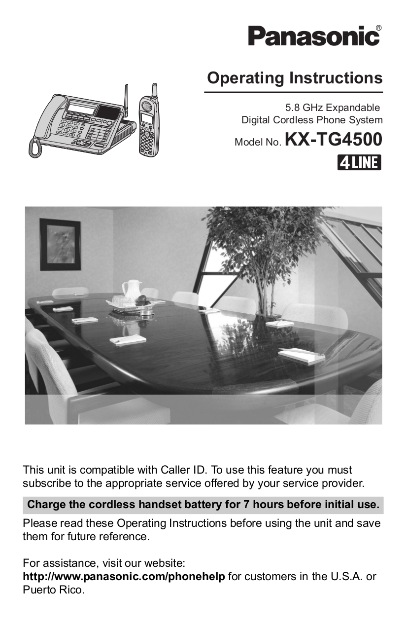 pdf for Panasonic Telephone KX-T7633 manual