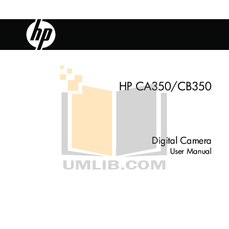 pdf for HP Digital Camera CB350 manual