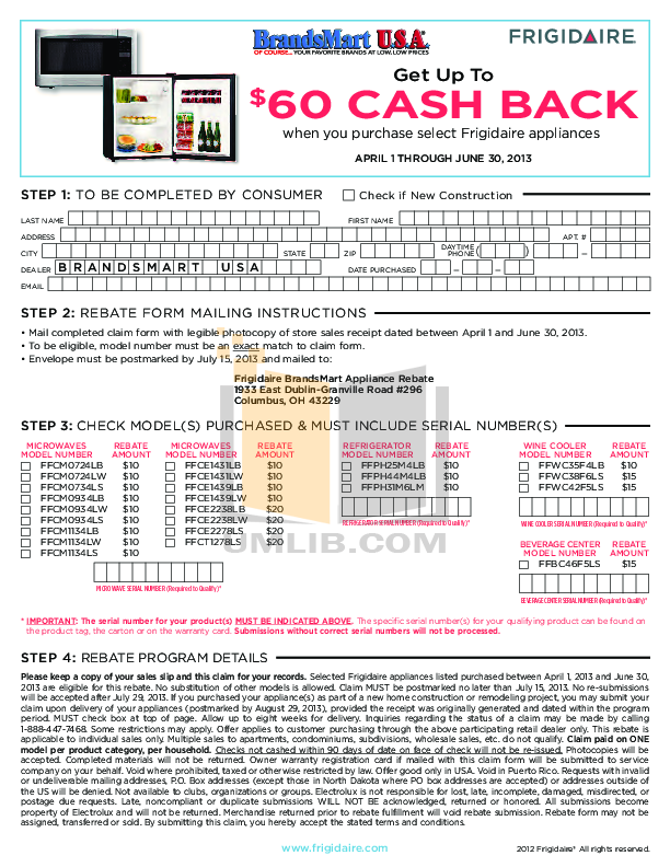 PDF manual for Frigidaire Microwave FFCE2278LS
