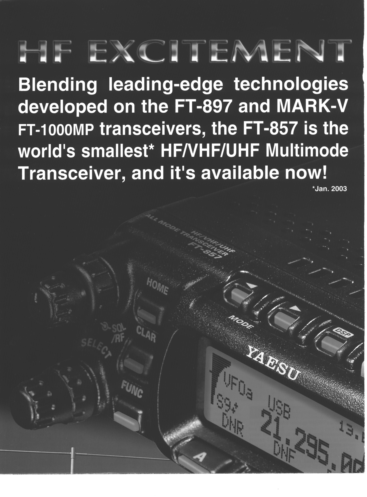 PDF manual for Yaesu Other FT897D HF Transceiver