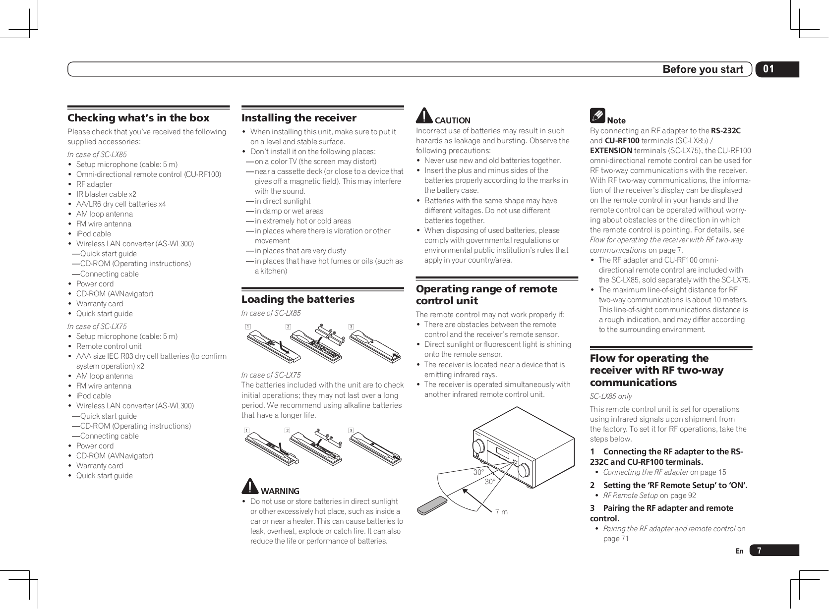 PDF manual for Kenwood Receiver VRS6100