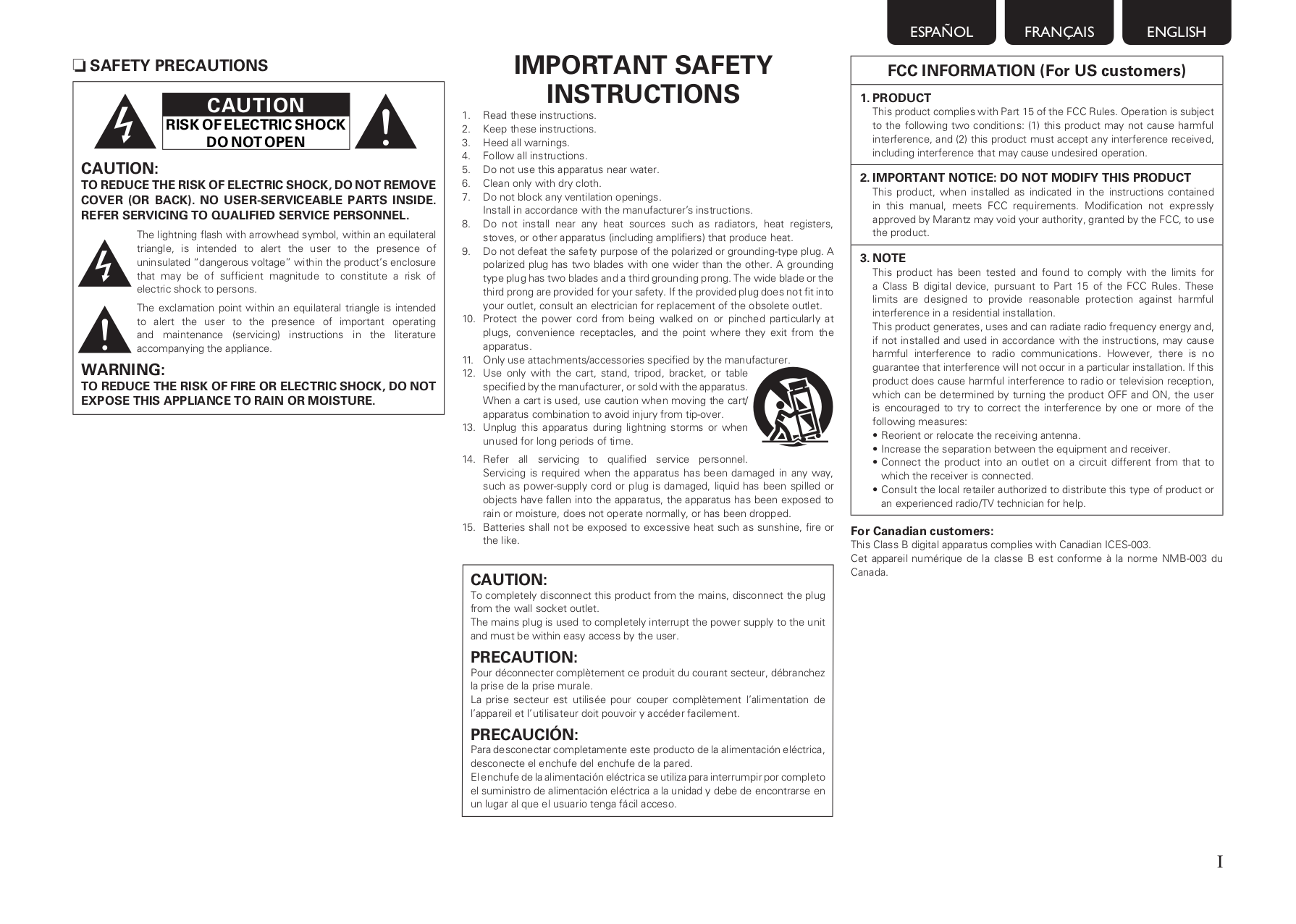 PDF manual for Onkyo Other EQ101 Stereo Graphic Equalizer