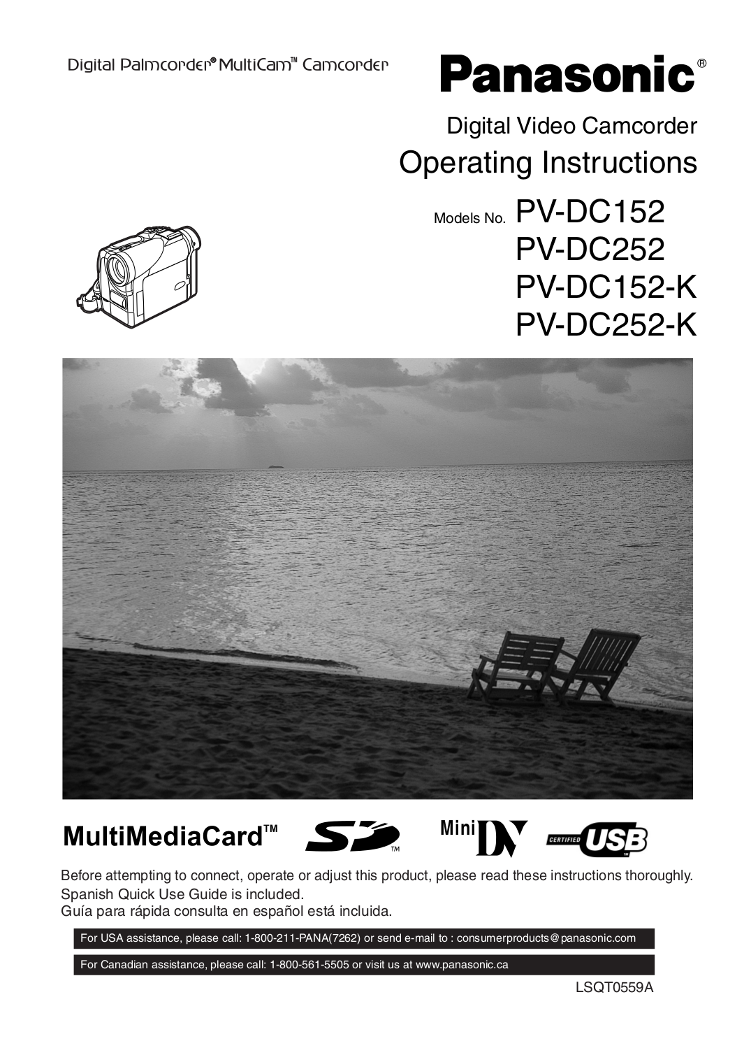 Download free pdf for Panasonic Palmcorder PV-800 Camcorders manual