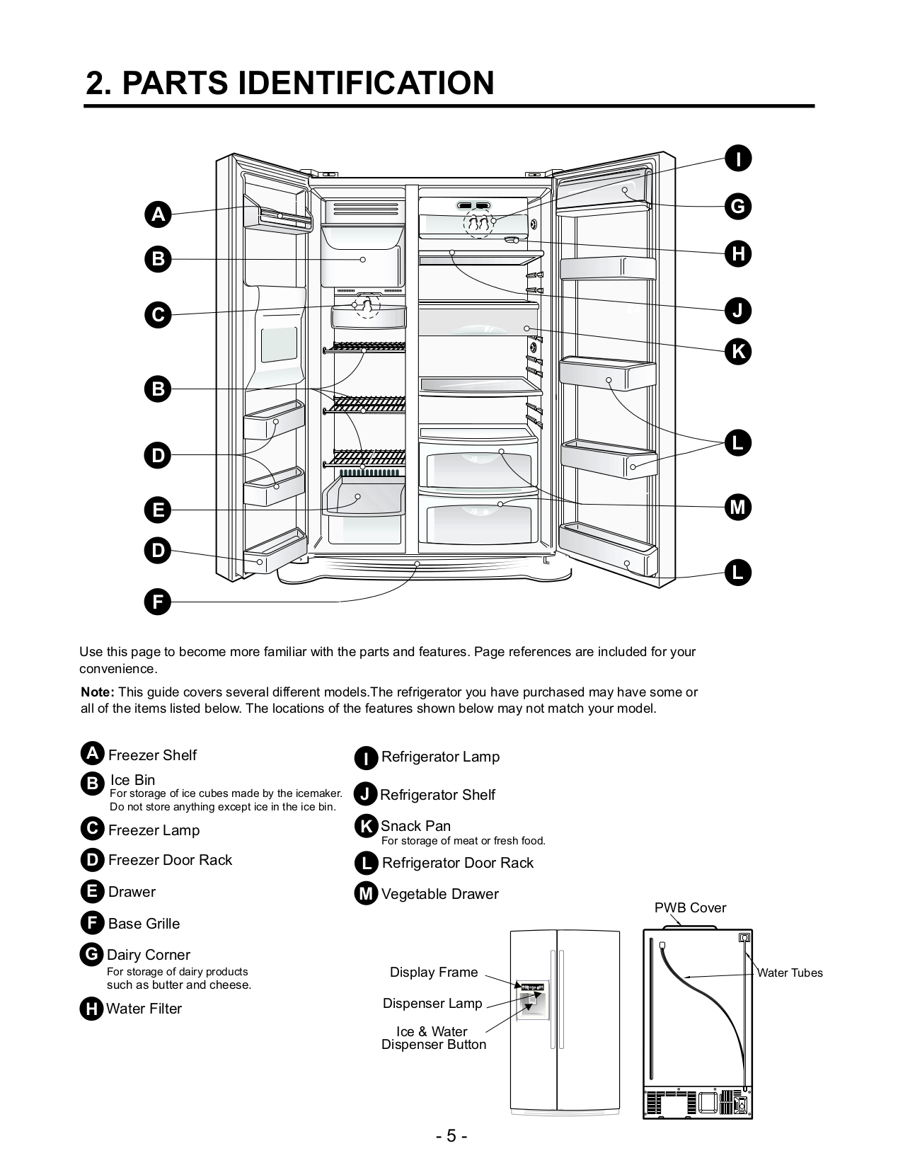 PDF manual for LG Refrigerator LSC27910TT