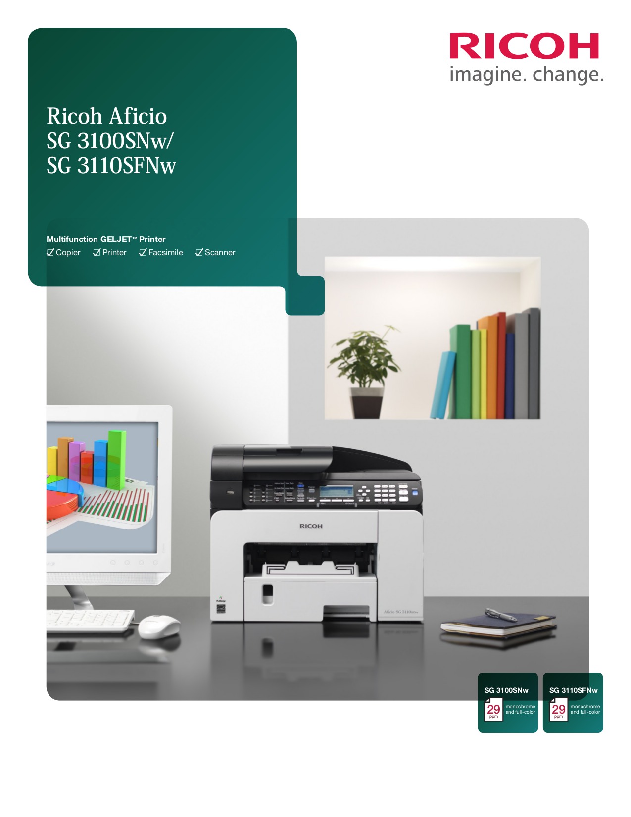 Ricoh Multifunction Printer Aficio 850 pdf page preview