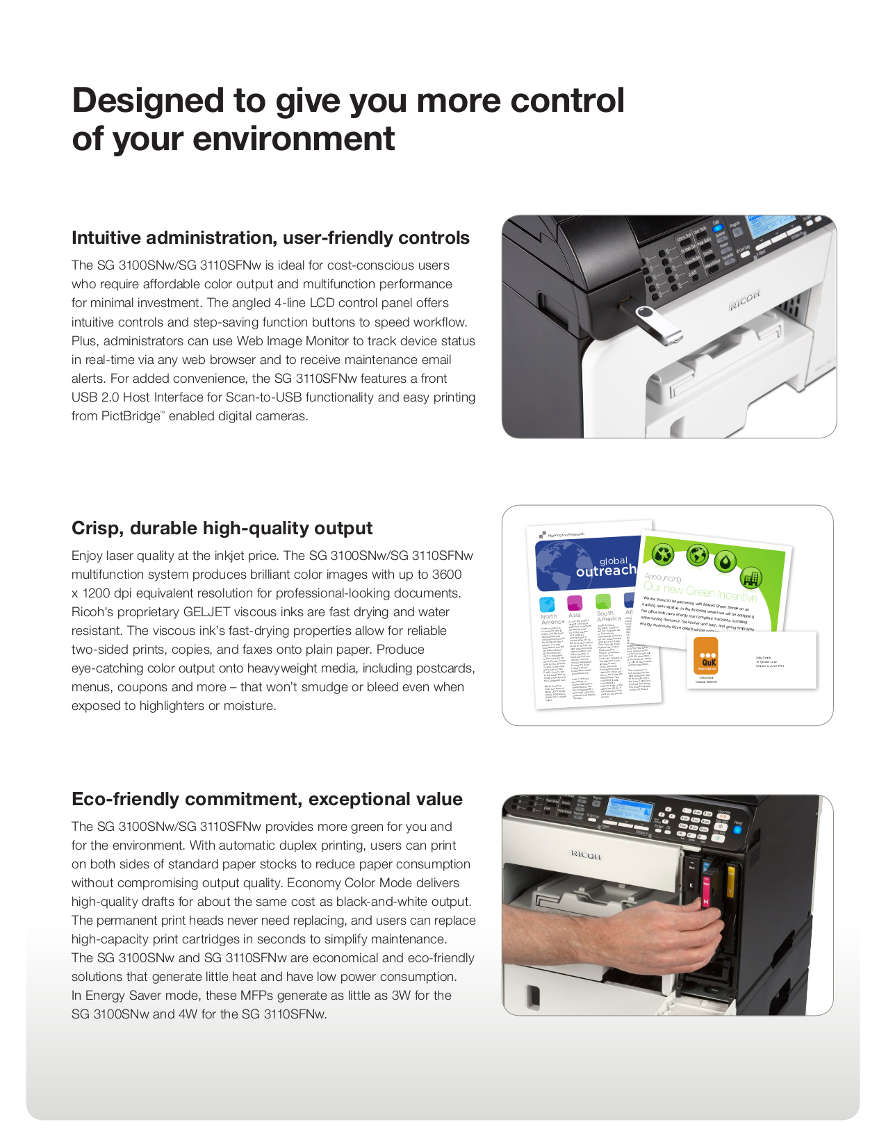 Ricoh Multifunction Printer Aficio 850 pdf page preview