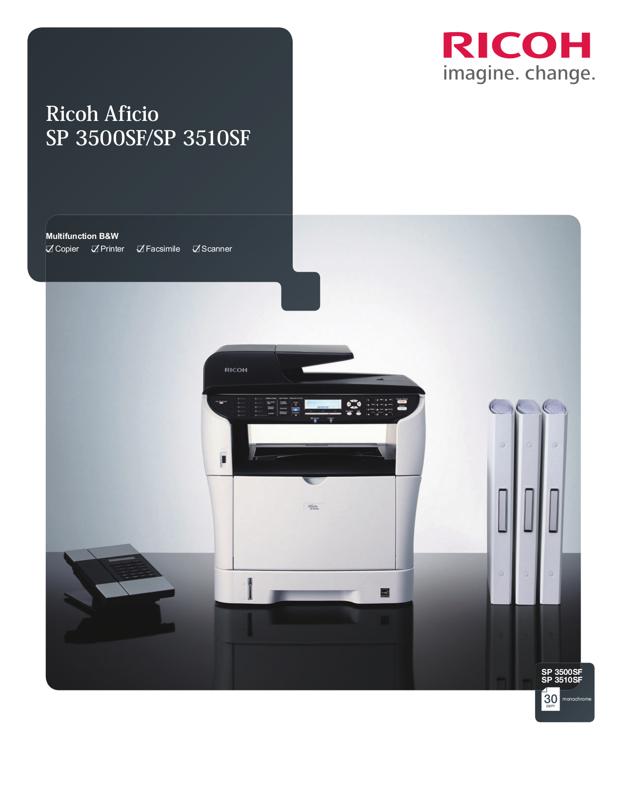 pdf for Ricoh Multifunction Printer Aficio 850 manual