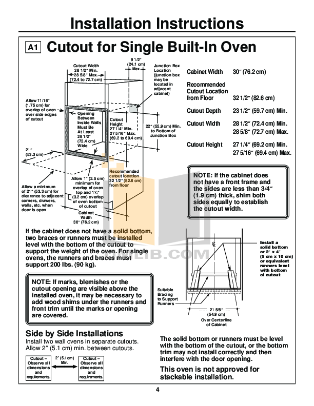 PDF manual for GE Oven Monogram ZET2SMSS