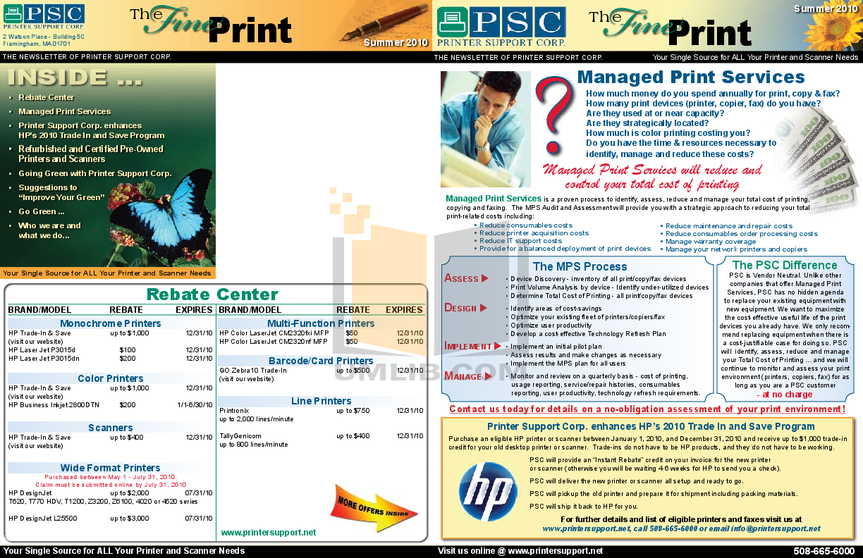 pdf for Craden Printer DP6 manual