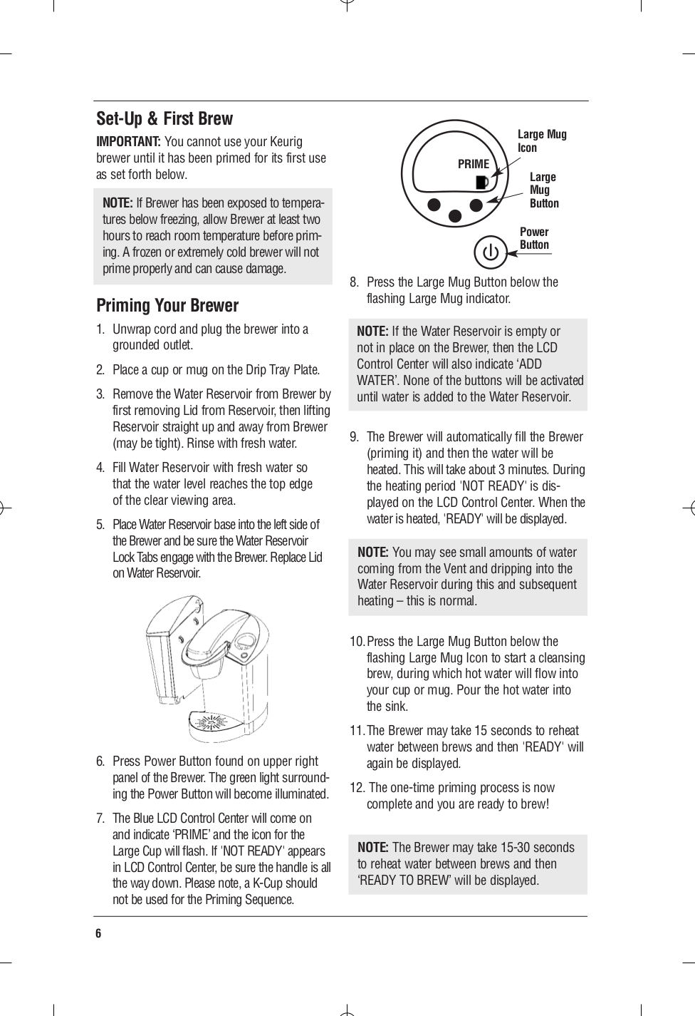 PDF manual for Keurig Coffee Maker B50