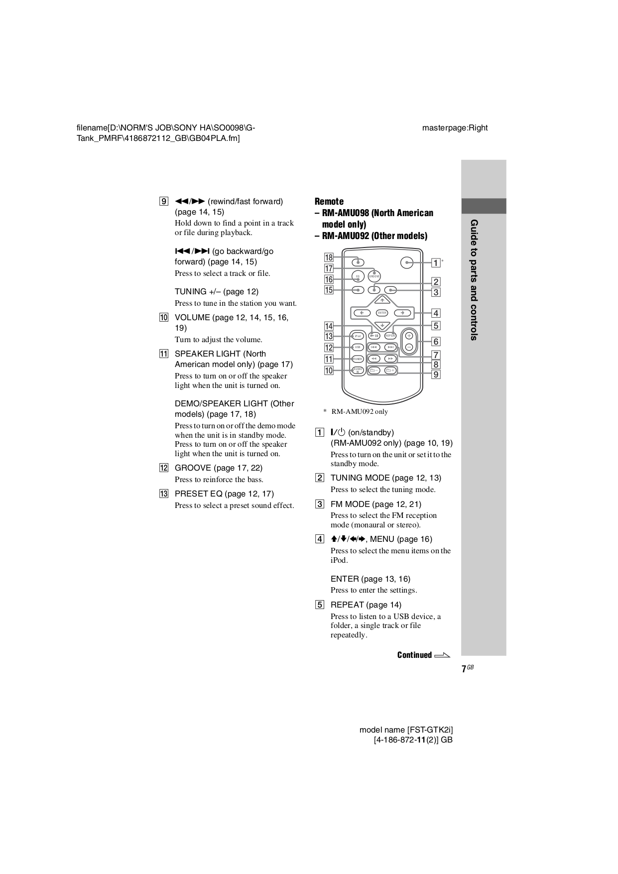 PDF manual for Sony MP3 Player Walkman NWZ-S739F