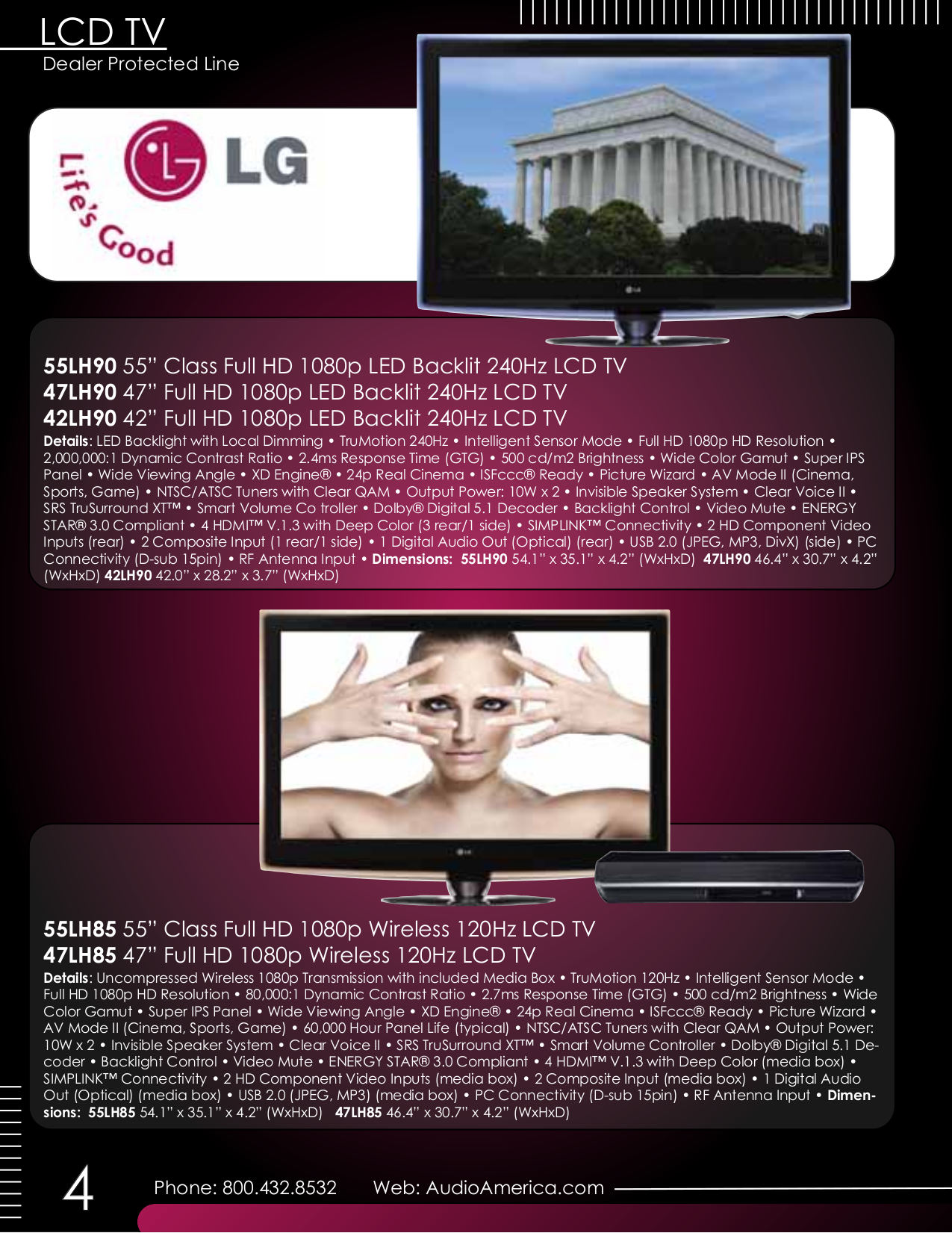 PDF manual for LG TV 55LH40