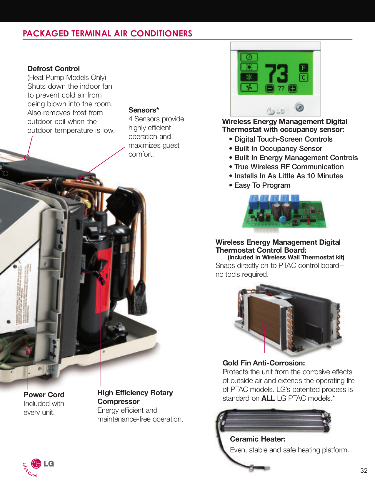 PDF manual for LG Air Conditioner LP120CED1