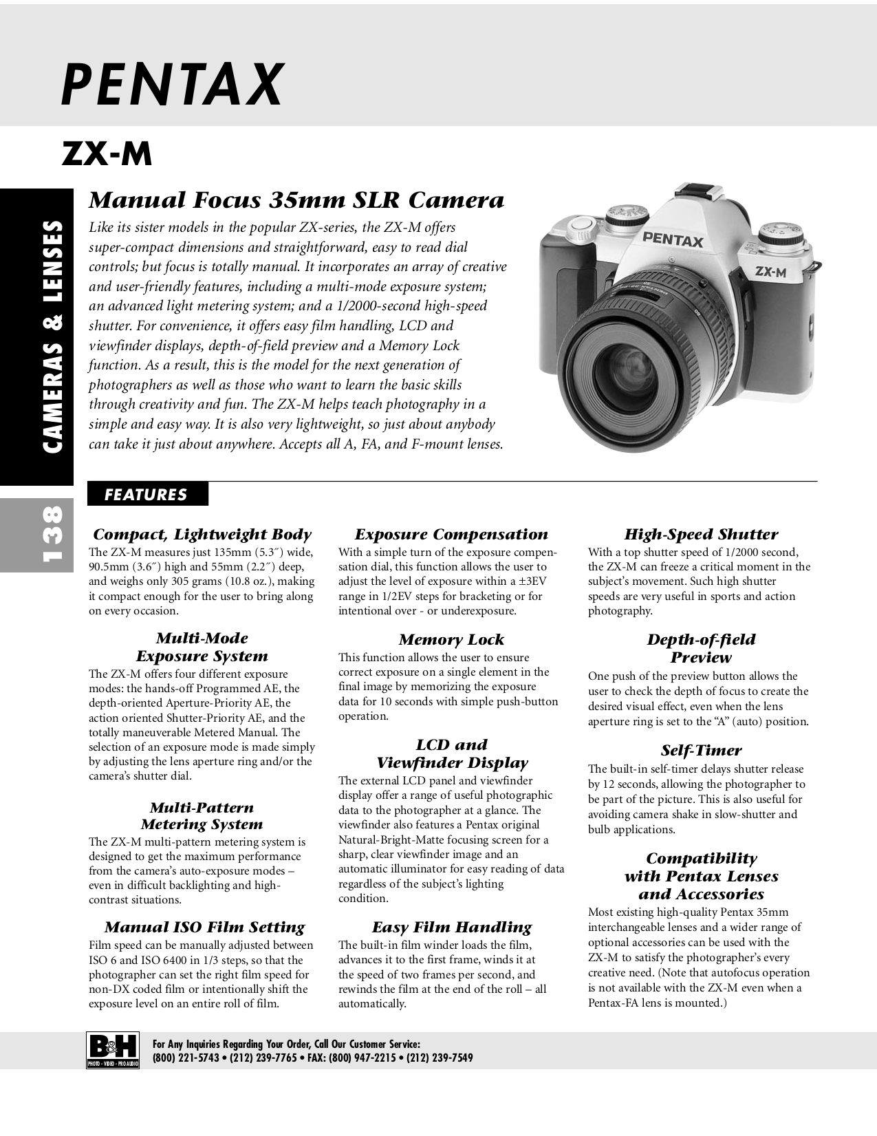 PDF manual for Pentax Other ZX-L camera