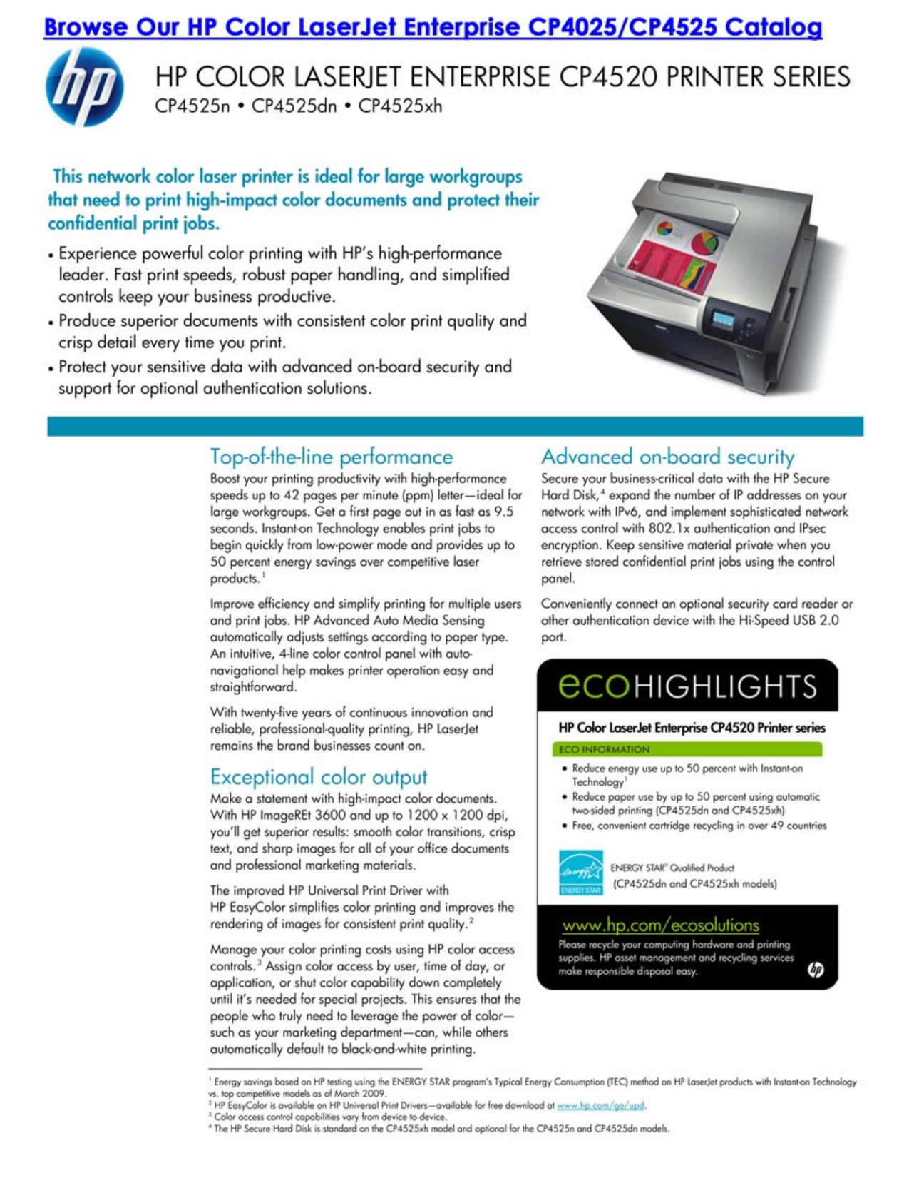 Download free pdf for HP Laserjet,Color Laserjet CP4525N ...