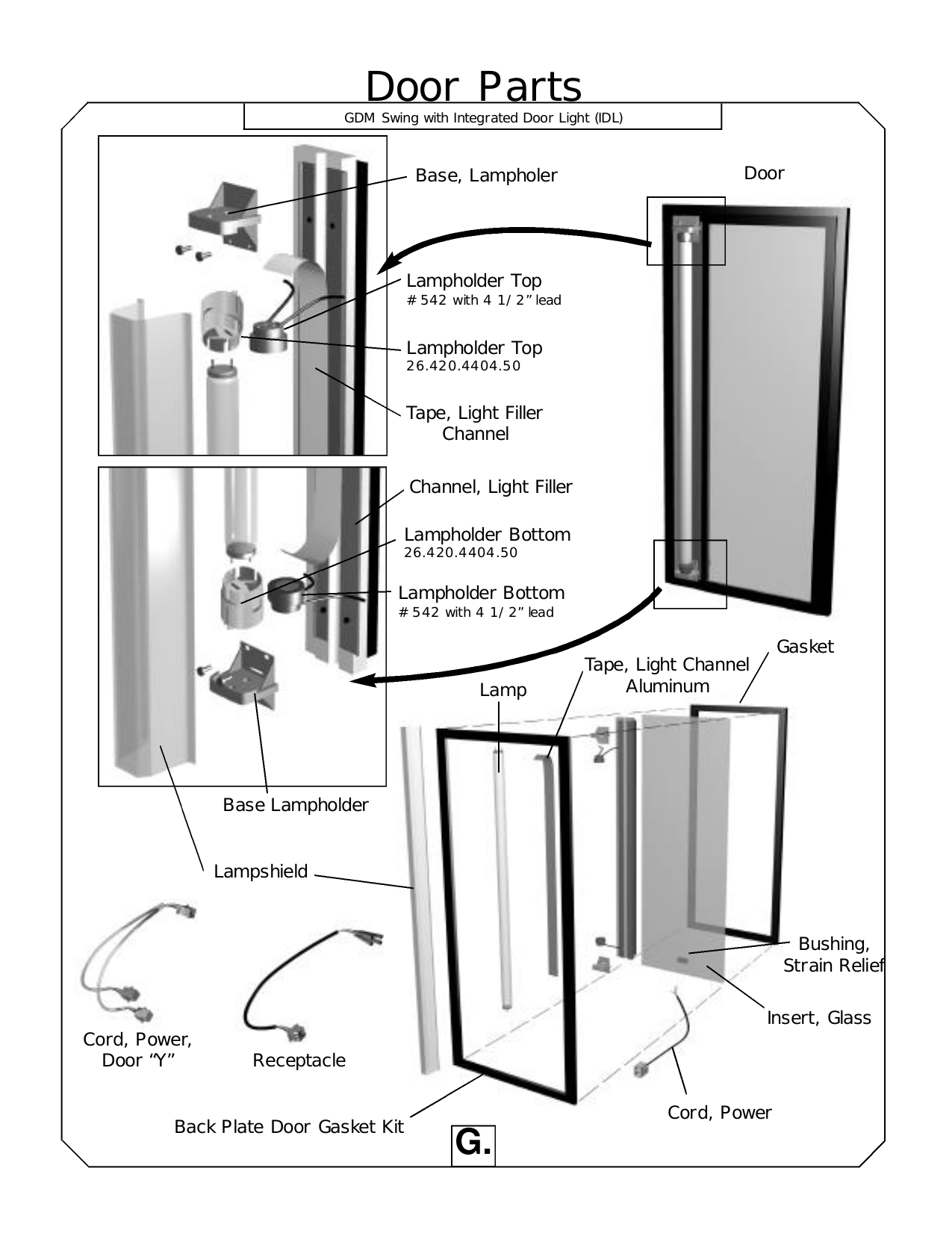PDF manual for True Refrigerator GDM47