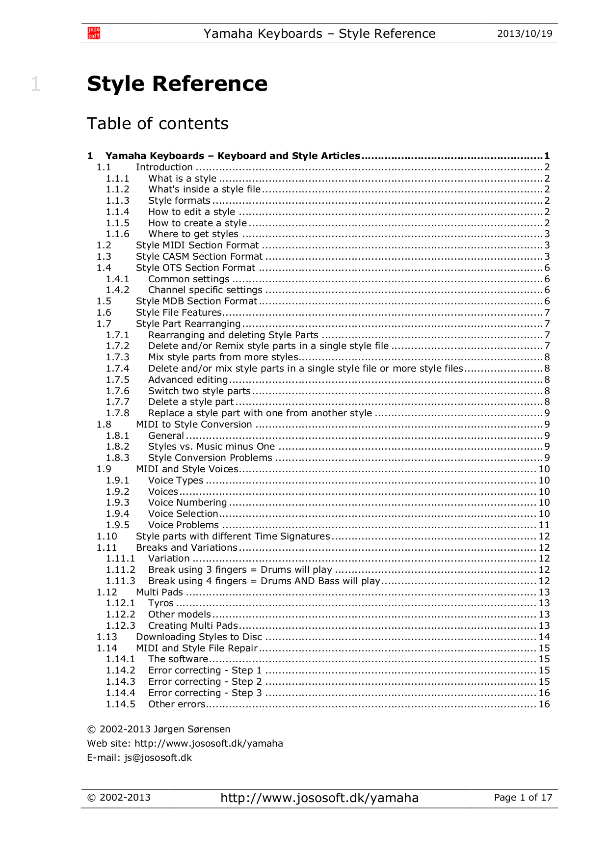 Download free pdf for Yamaha PSR-8000 Music Keyboard manual