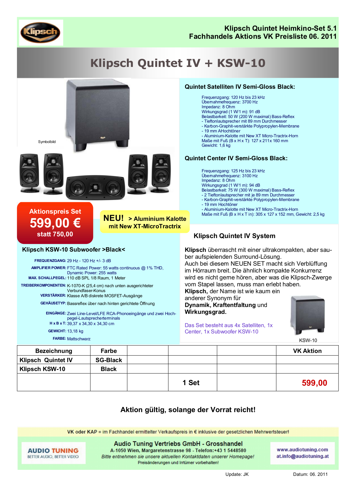 Download free pdf for Klipsch KSW10 Subwoofer manual