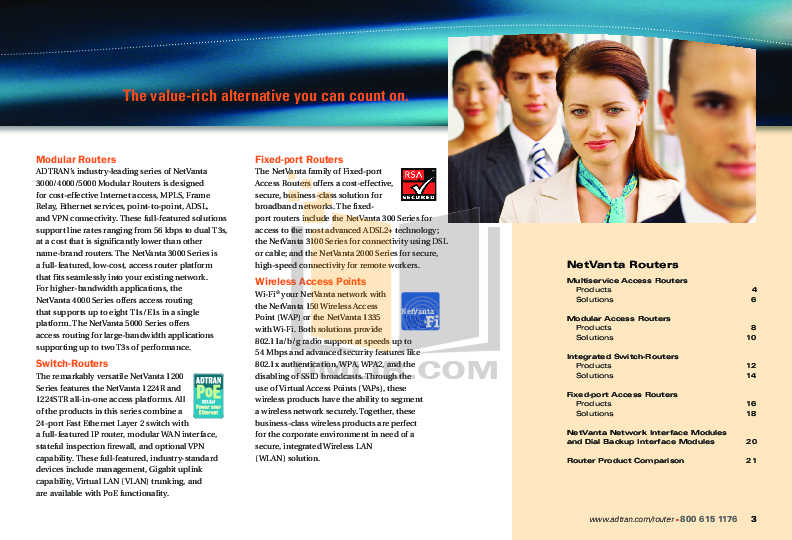 PDF manual for ADTRAN Router NetVanta 3430