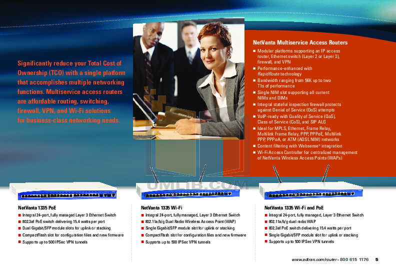 PDF manual for ADTRAN Router NetVanta 3430