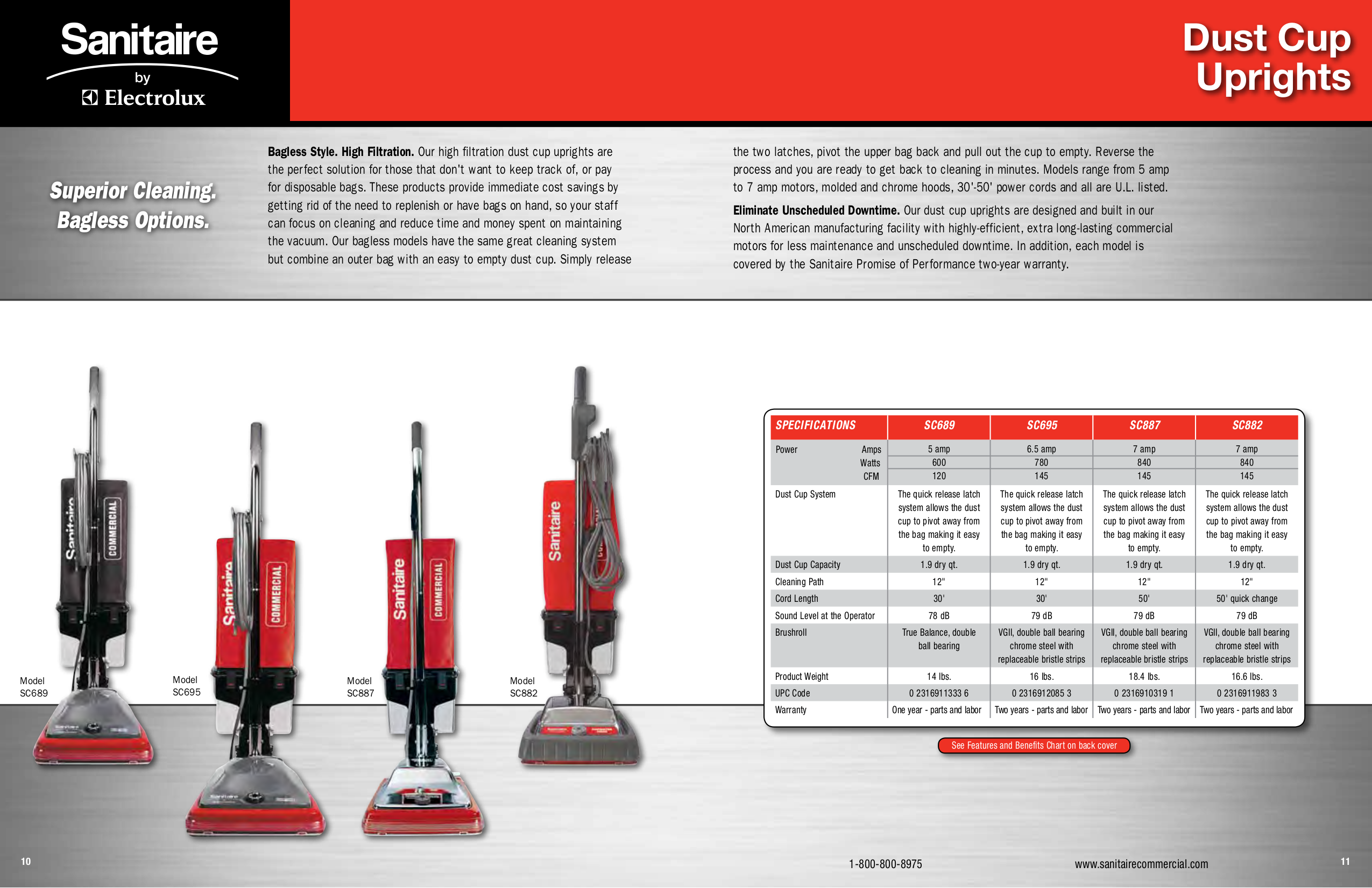 PDF manual for Sanitaire Vacuum Quick Kleen SC888