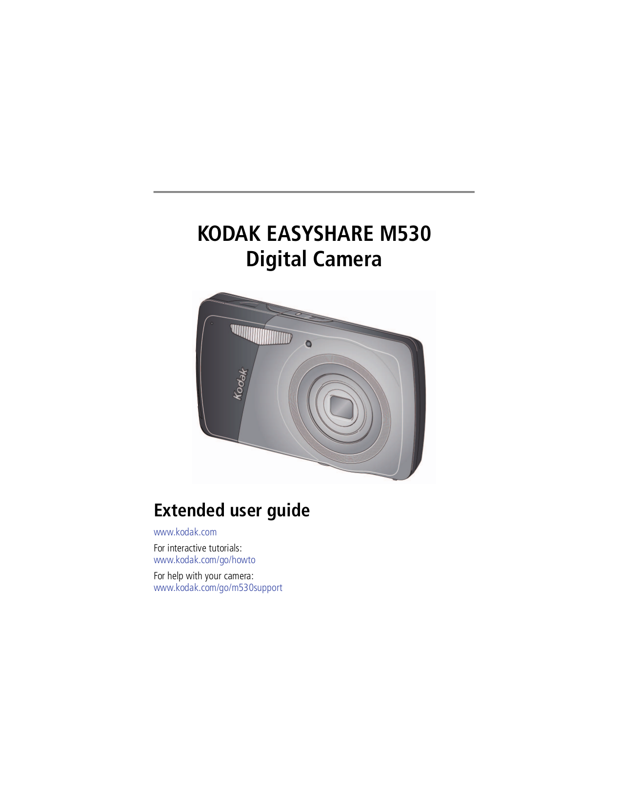PDF manual for Kodak Digital Camera EasyShare M530