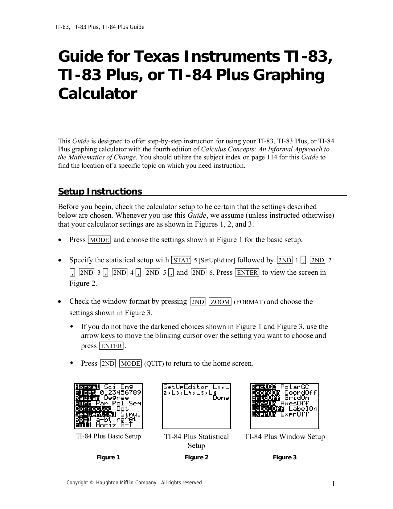 pdf for TI Calculator TI-83 manual
