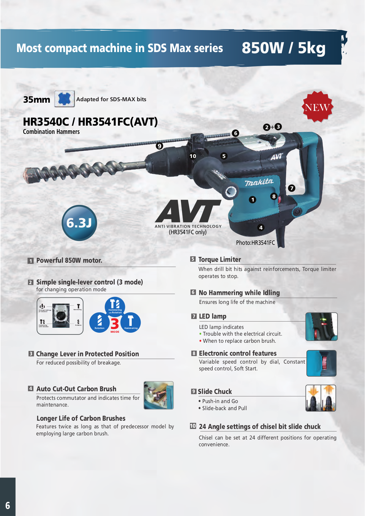 PDF manual for Makita Other HM1202 Demolition Hammer