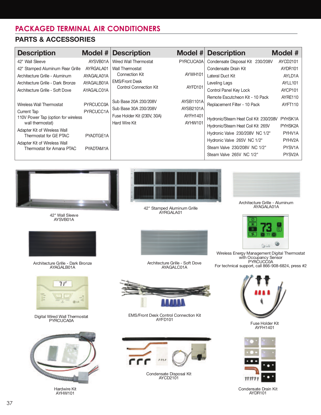 PDF manual for LG Air Conditioner LP070HED