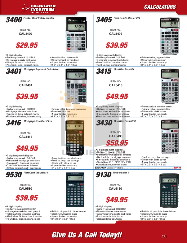 PDF manual for Casio Calculator DR210TM