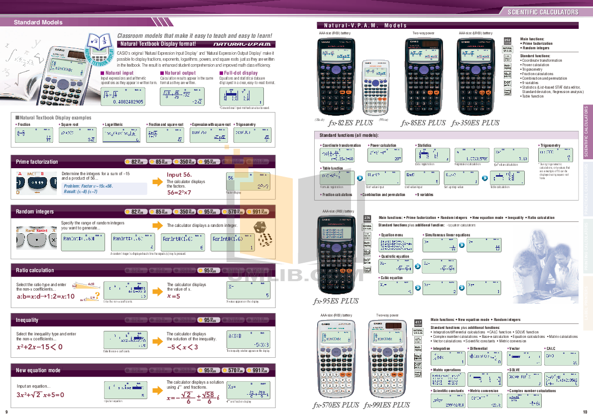 PDF manual for Casio Calculator DR-210TM