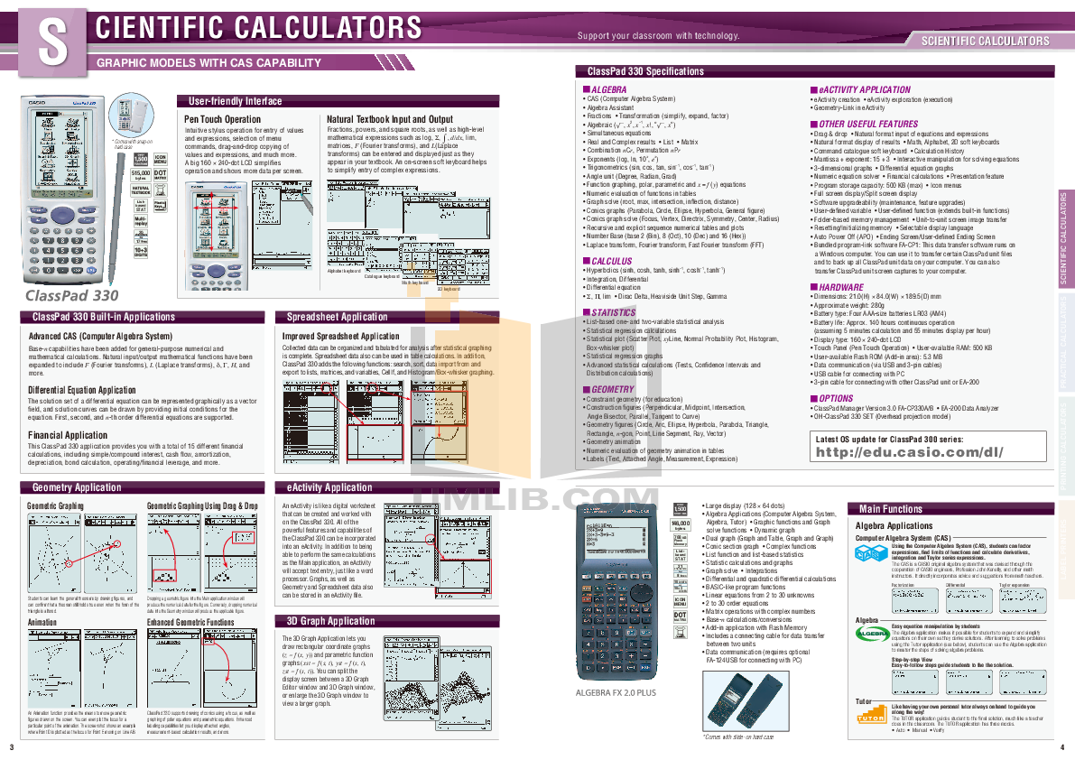 PDF manual for Casio Calculator DR-210TM