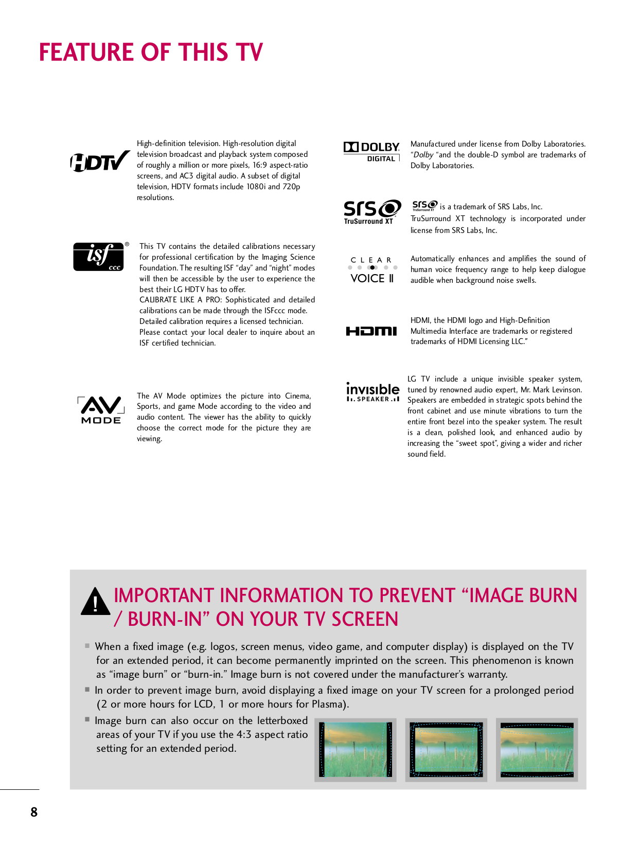 PDF manual for LG TV 47LH30