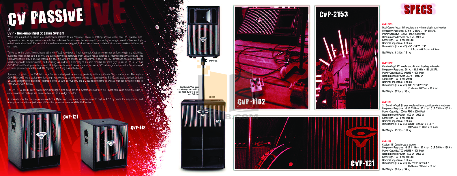 PDF manual for CerwinVega Speaker E310