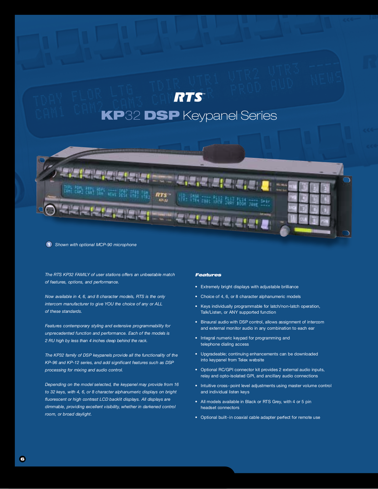 Telex Other LKP-957 IntercomSystem pdf page preview