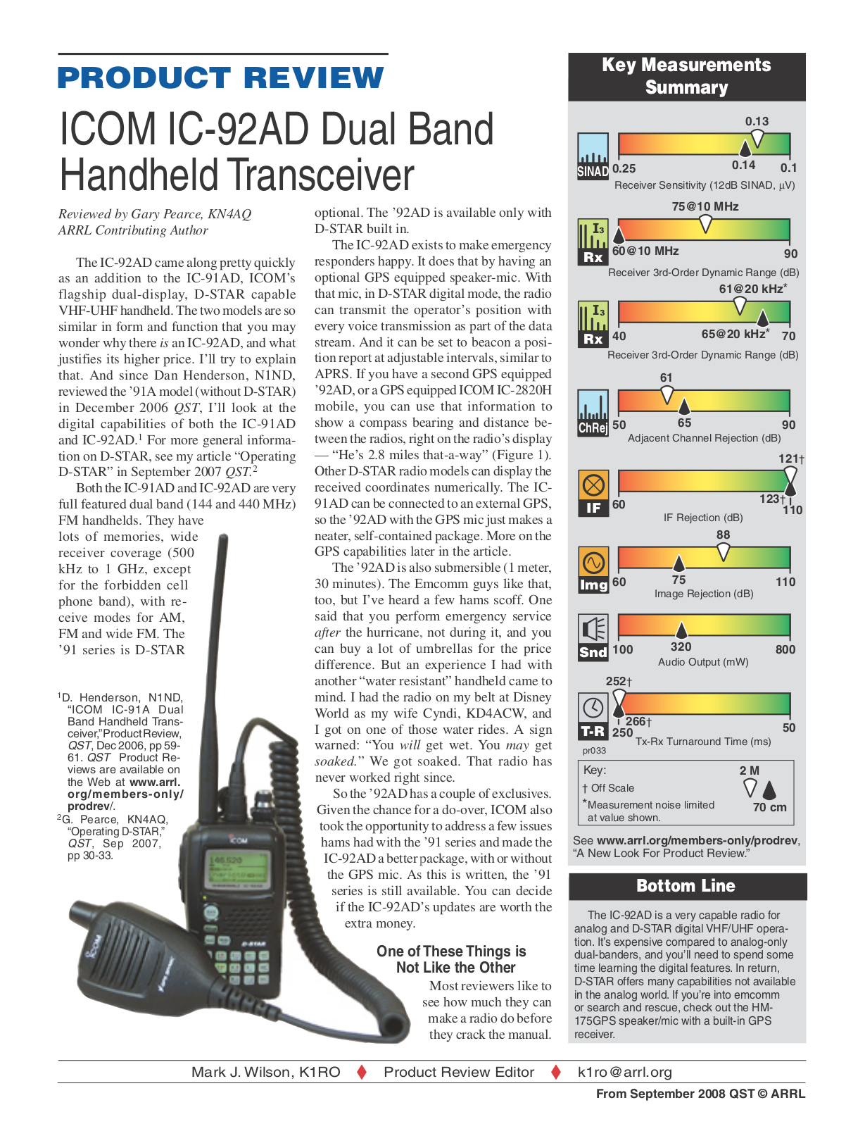 Download free pdf for IC91AD 2way Radio manual