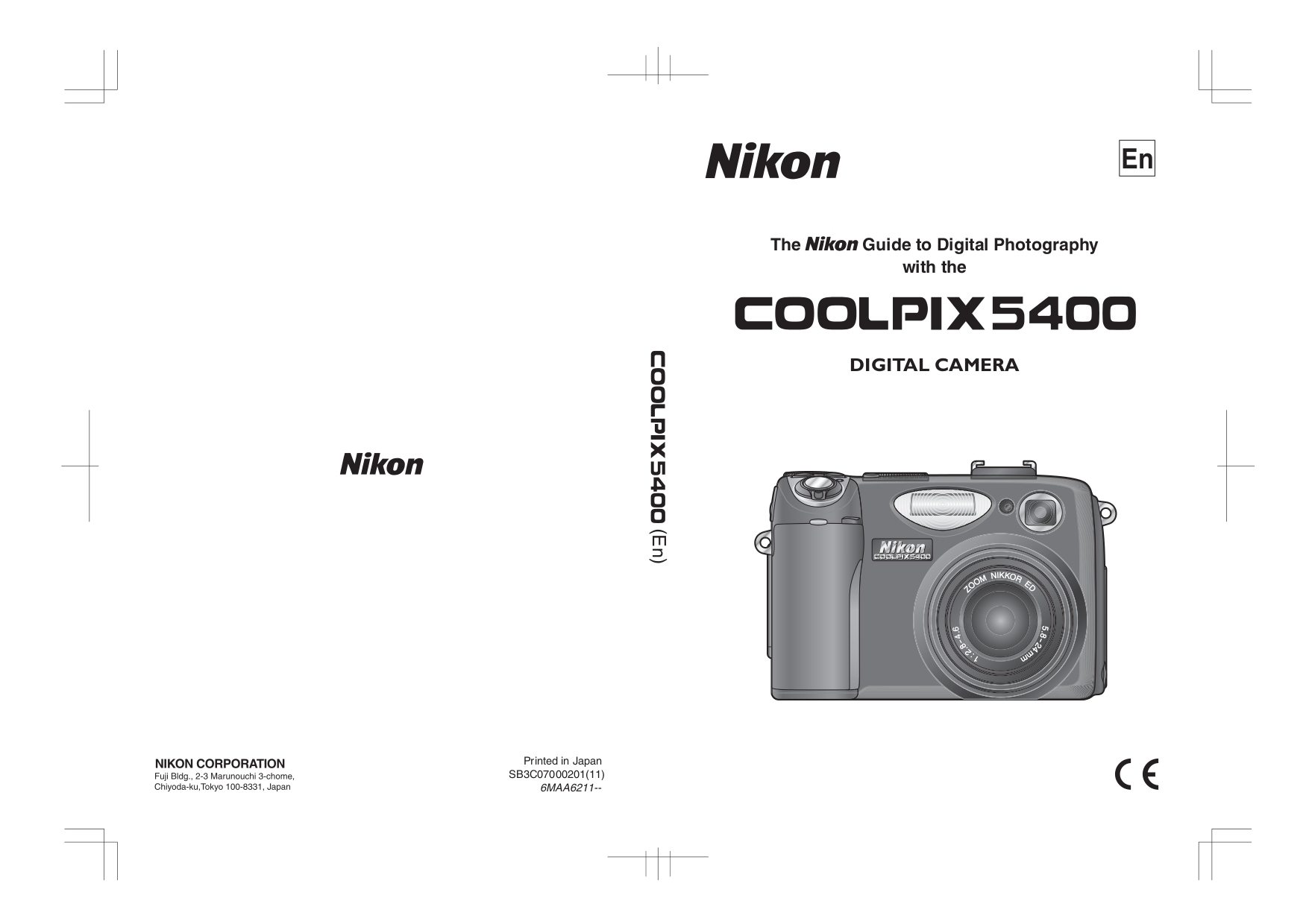Download free pdf for Nikon CoolPix 5400 Digital Camera manual