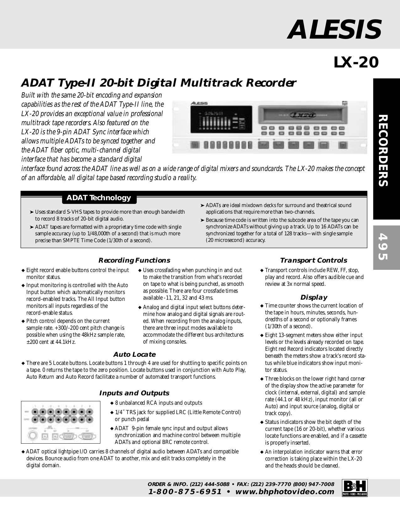 PDF manual for Mackie Other SDR 24 Digital Recorders