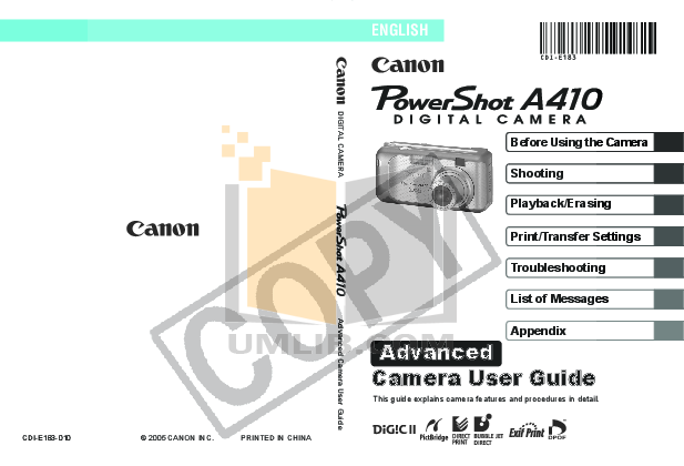 Canon powershot a410 примеры фото