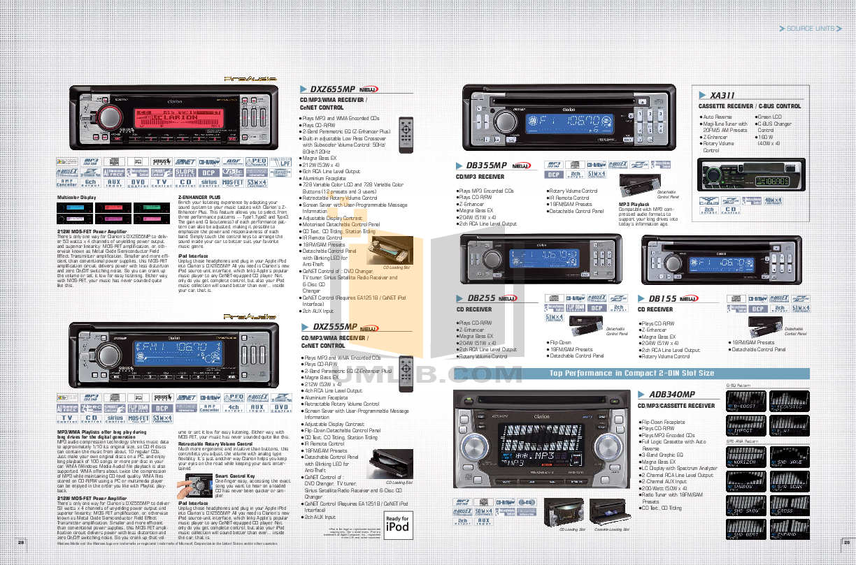 Схема подключения clarion wxz468rmp