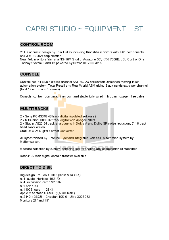 Download free pdf for Crown DC 300 Amp manual