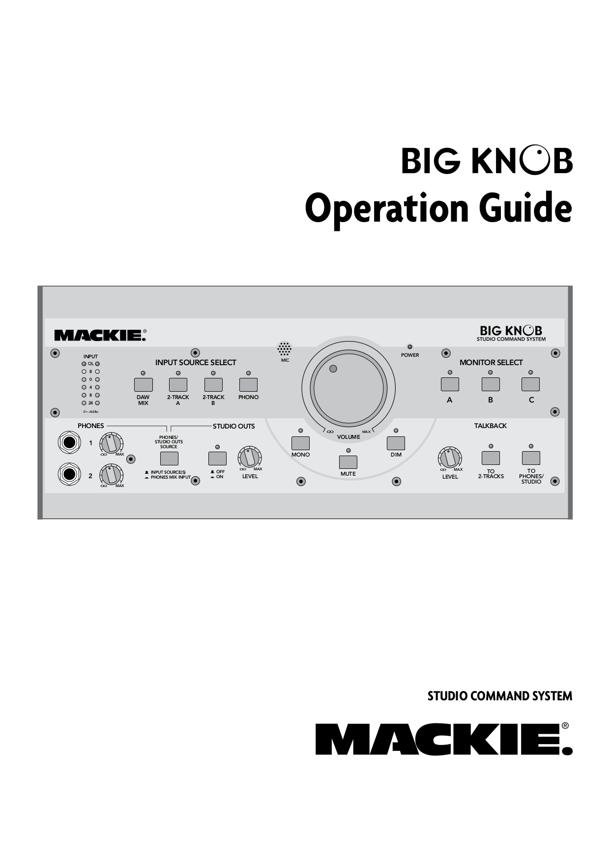 Download free pdf for Mackie 24-8 BUS Recording and PA consoles Other
