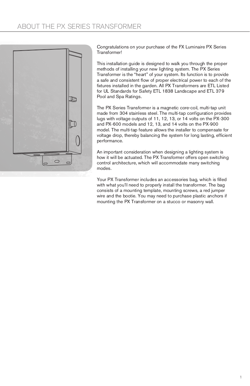 PDF manual for Intermatic Other PX300 Transformers