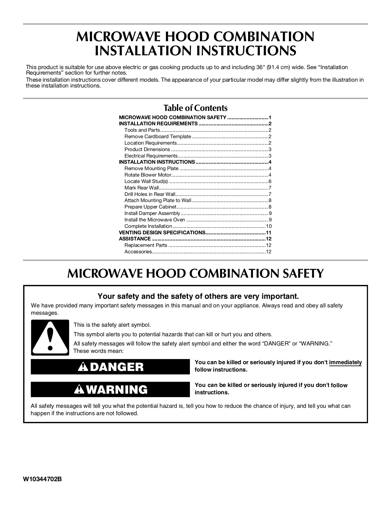 PDF manual for Maytag Microwave MMV5208WS